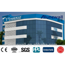 Alunewall fireproof B1 grade double side aluminum composite panels with max 2 meter width